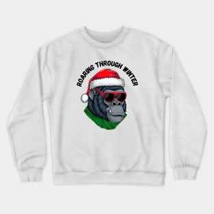 Roaring through winter Crewneck Sweatshirt